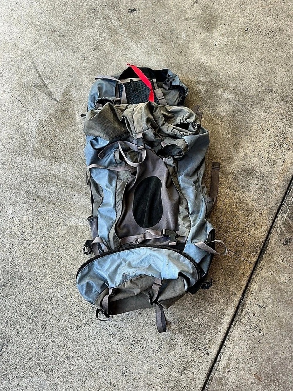Osprey Ariel 65 65L Backpack in Gray & Black